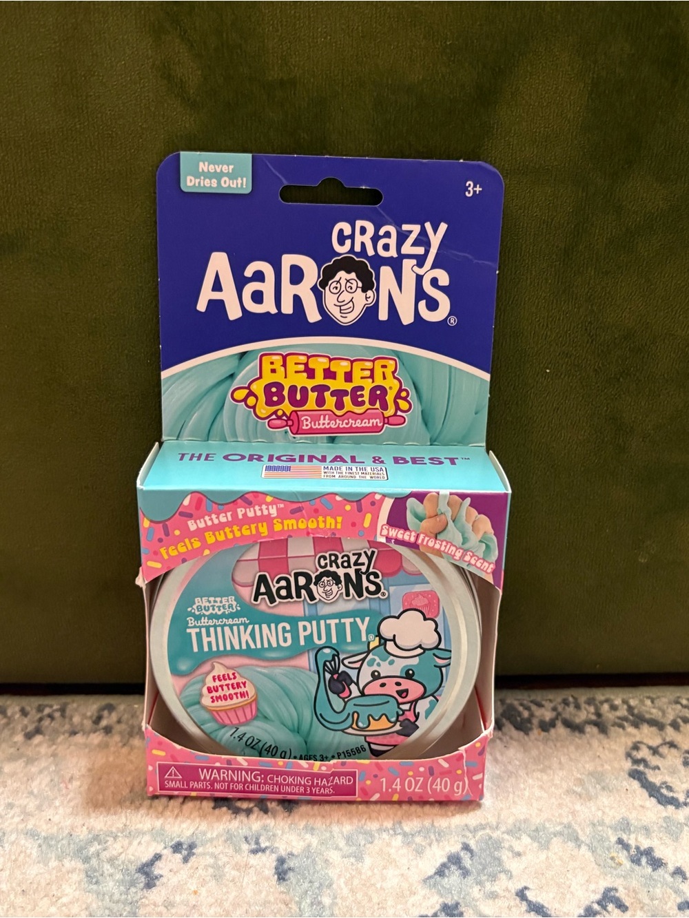 Better Butter Thinking Putty - Buttercream (Blue/Teal/Pink)